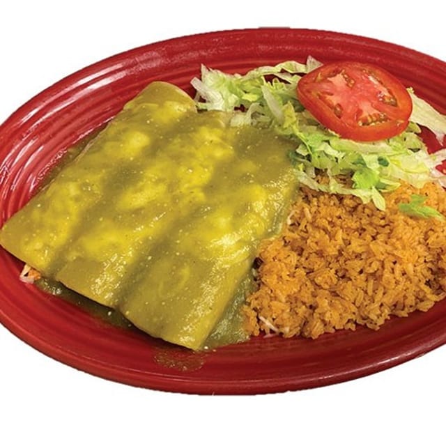 Enchiladas Verdes.