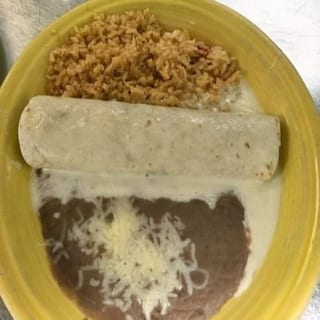 11. 1/2 Special La Casa, Rice & Beans