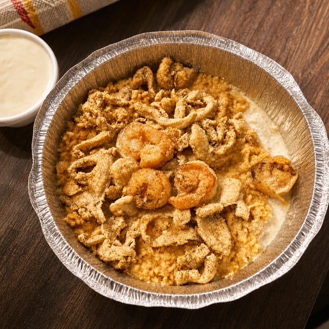 Arroz Con Chicken & Shrimp.
