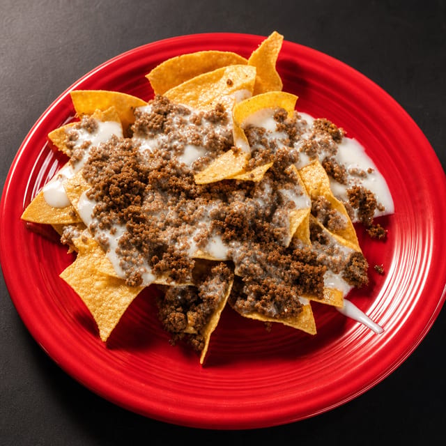 Beef Nachos.