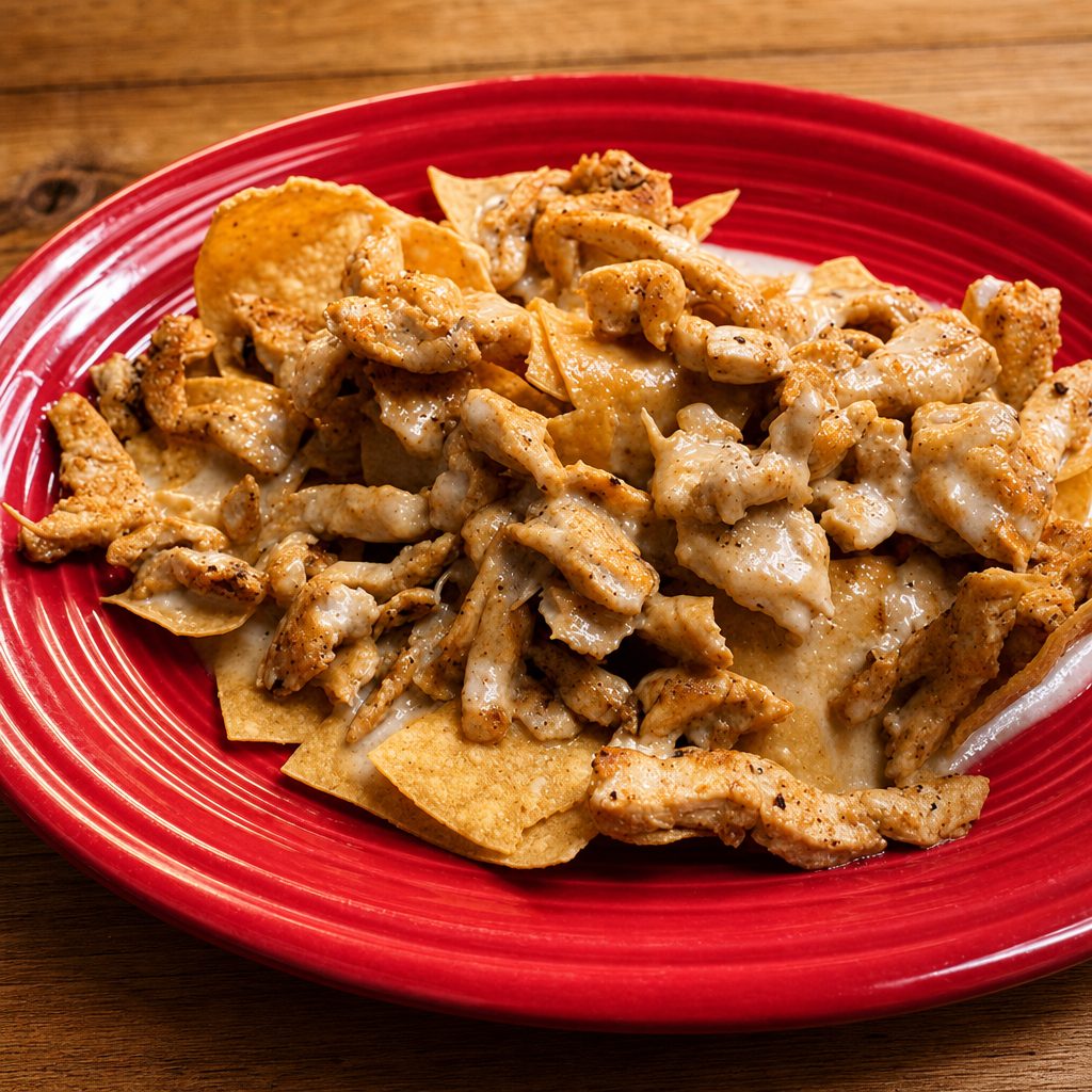 Grilled Chicken Nachos.