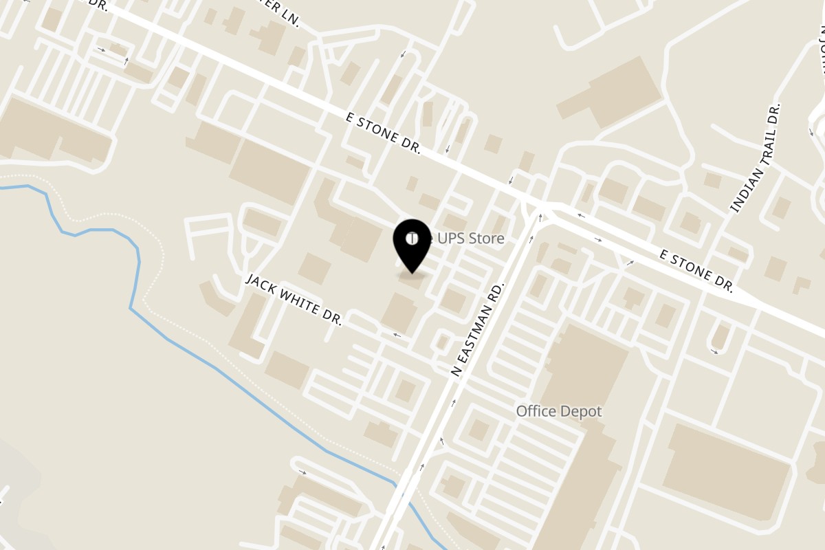 Map showing the location of La Carreta Mexican Restaurant Kingsport on 2008 North Eastman Road in Kingsport