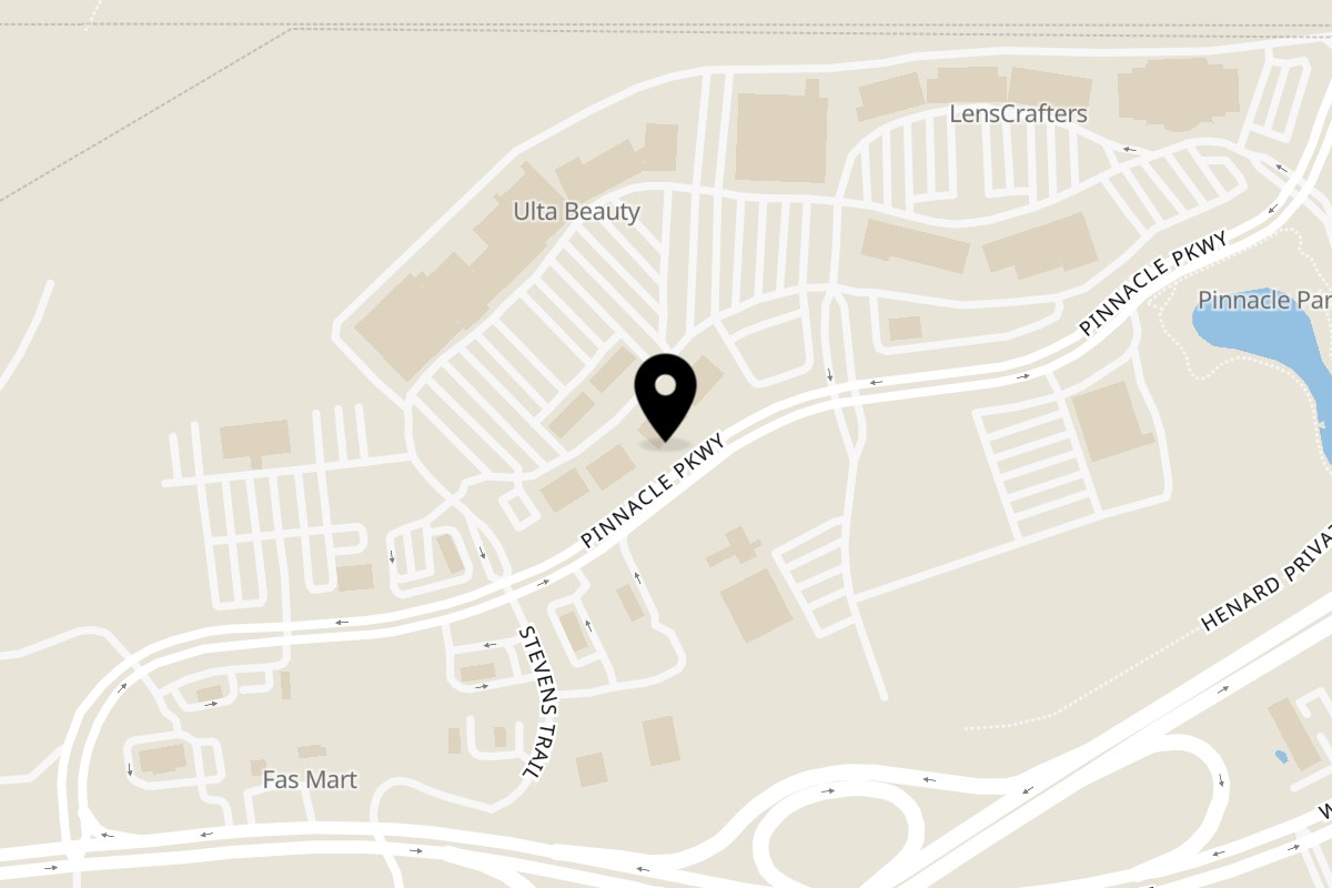 Map showing the location of La Carreta Mexican Restaurant Bristol on 424 Pinnacle Parkway in Bristol